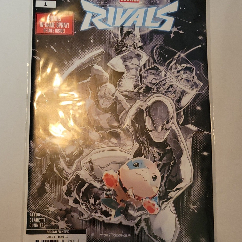Marvel Rivals 1 Second Printing Comic Book Bonus Digital Edition Allor Claretti